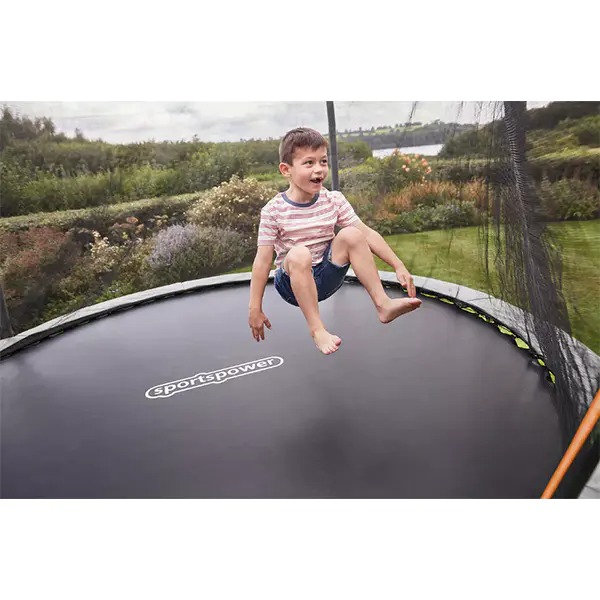 【Baby&Kids】10ft Outdoor Kids Trampoline with Enclosure