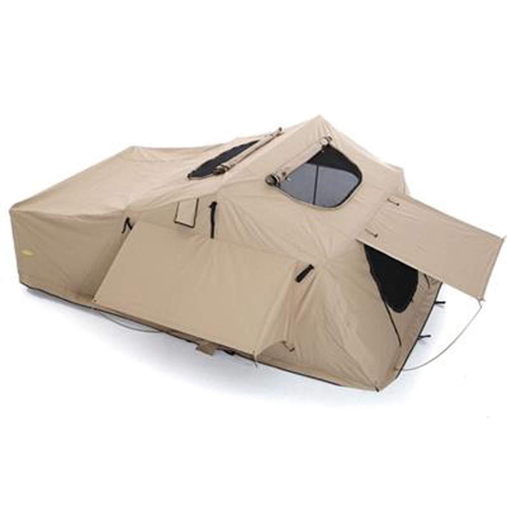 【Sports&Outdoors】Overlander XL Roof Top Tent - Folder With Bedding - Coyote Tan
