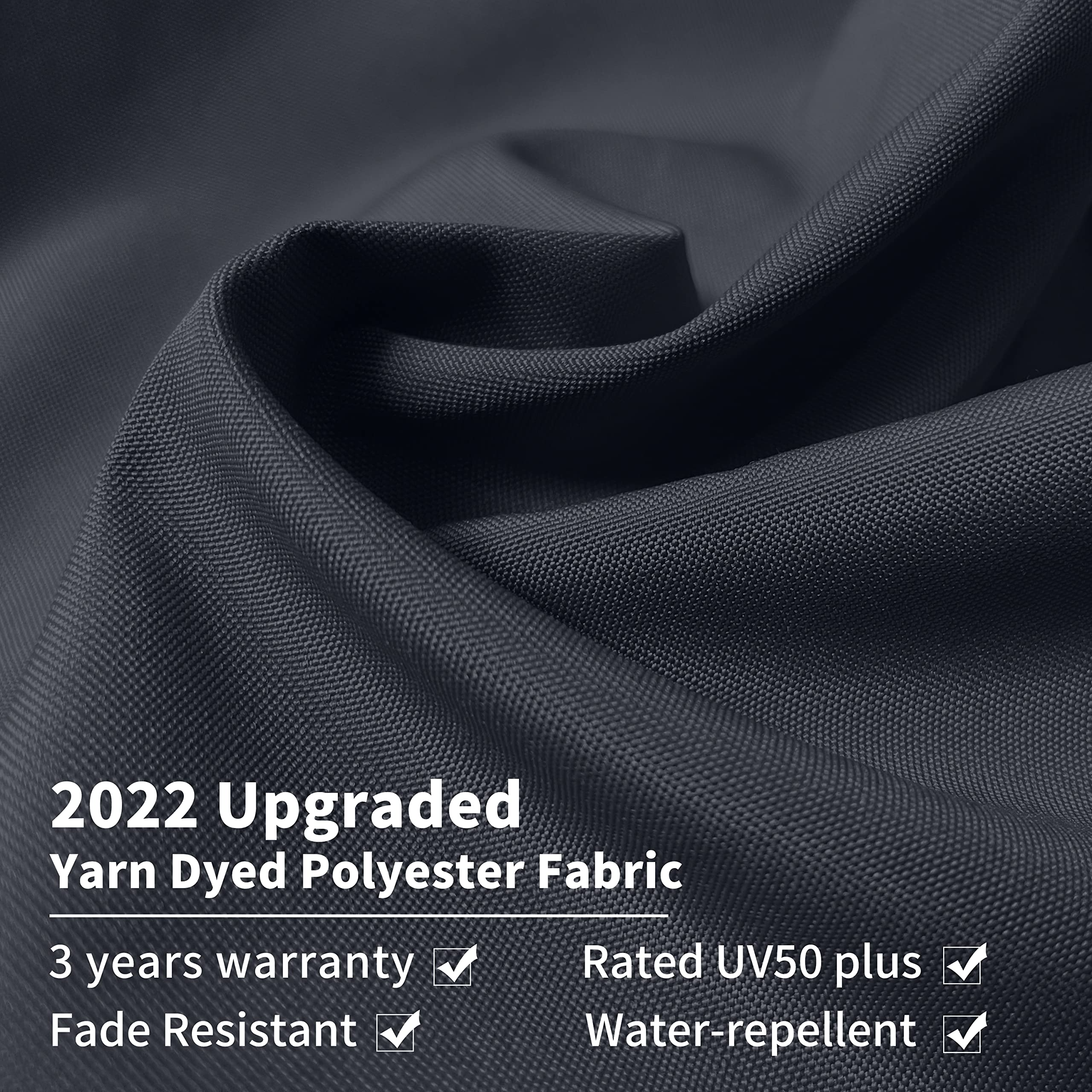 【Home&Garden】10' X 13' Rectangle Patio Umbrella Large Outdoor Aluminum Umbrella Offset Umbrella