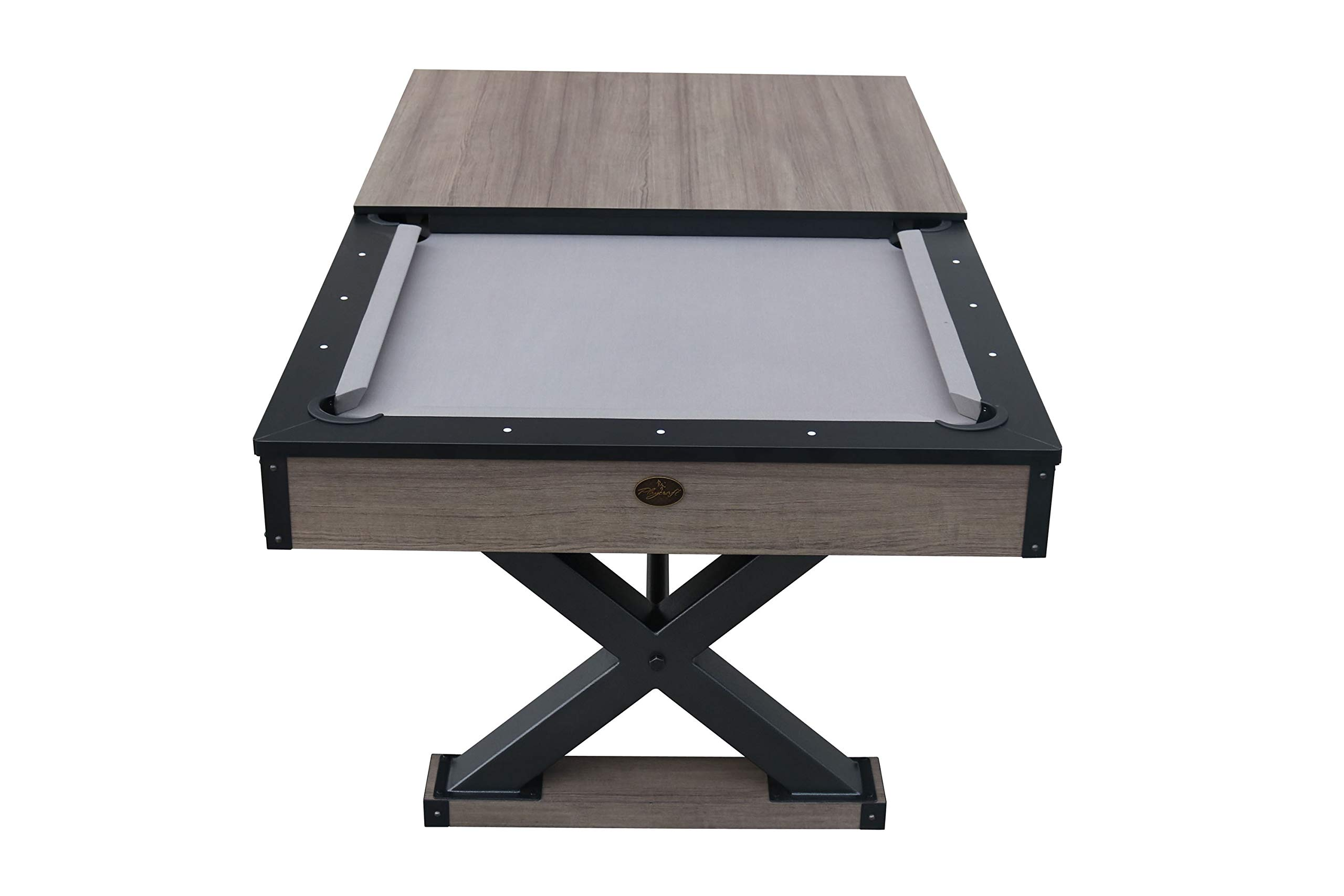 【Sports&Outdoors】Wolf Creek 7' Pool Table with Dining Top