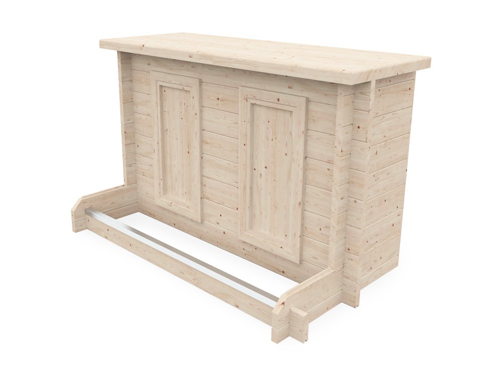 【Home&Garden】Bar Counter Man Cave Home Bar Party Lounge Wood Summer Garden Bar BBQ