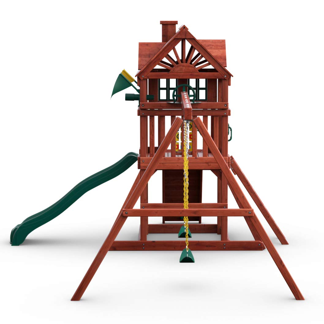 【Baby&Kids】Gorilla Playsets 01-0021 Nantucket II Wooden Swing Set