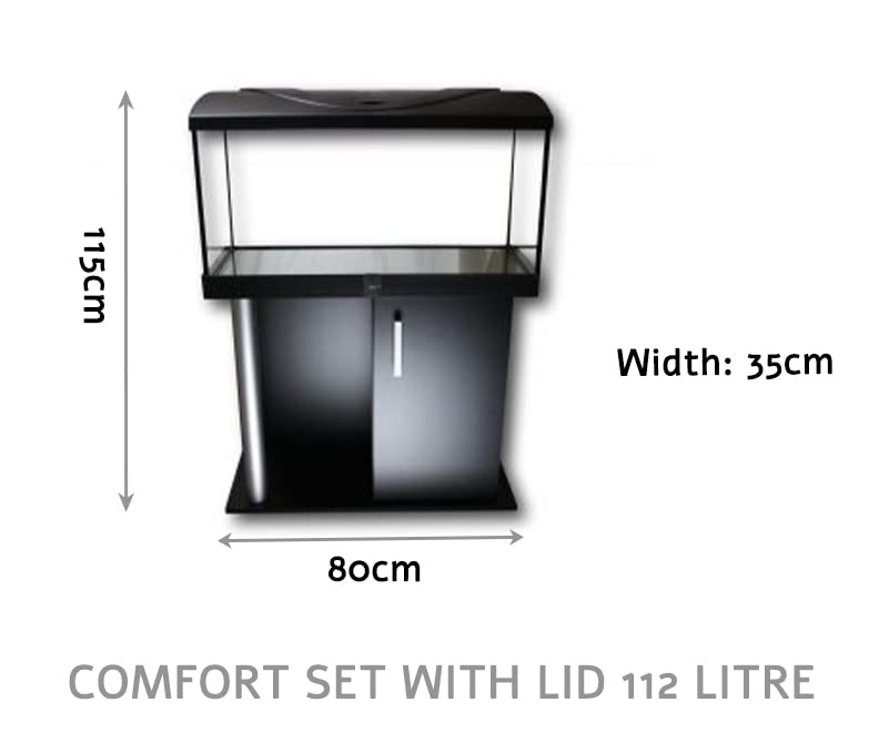 【Pet】AQUARIUM WITH LID & STAND / CABINET Professional Fish Tank - Real Original Guardian Glass