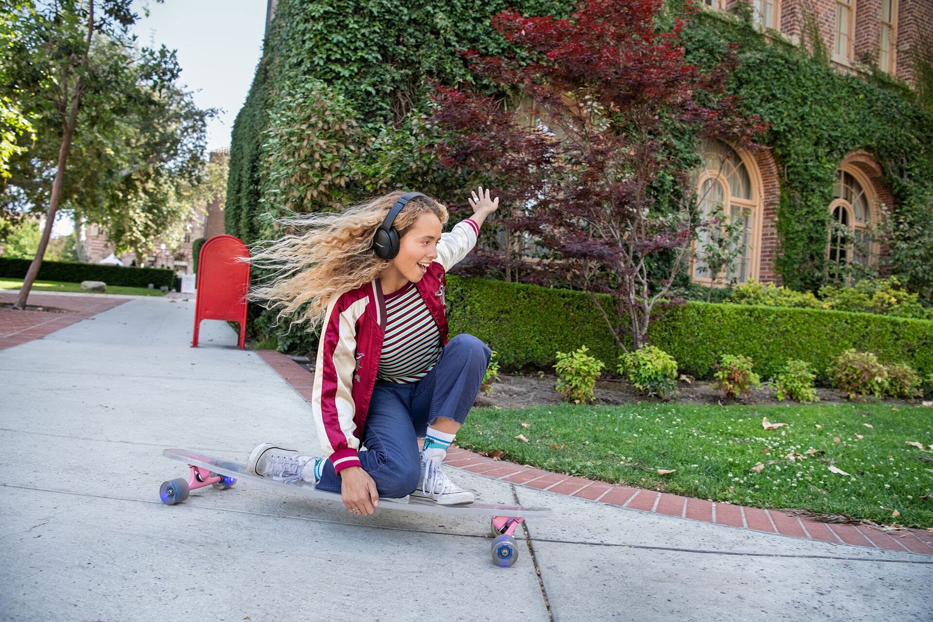 【Electronics】Bluetooth Wireless Noise Cancelling Headphones with Microphone for Phone Calls