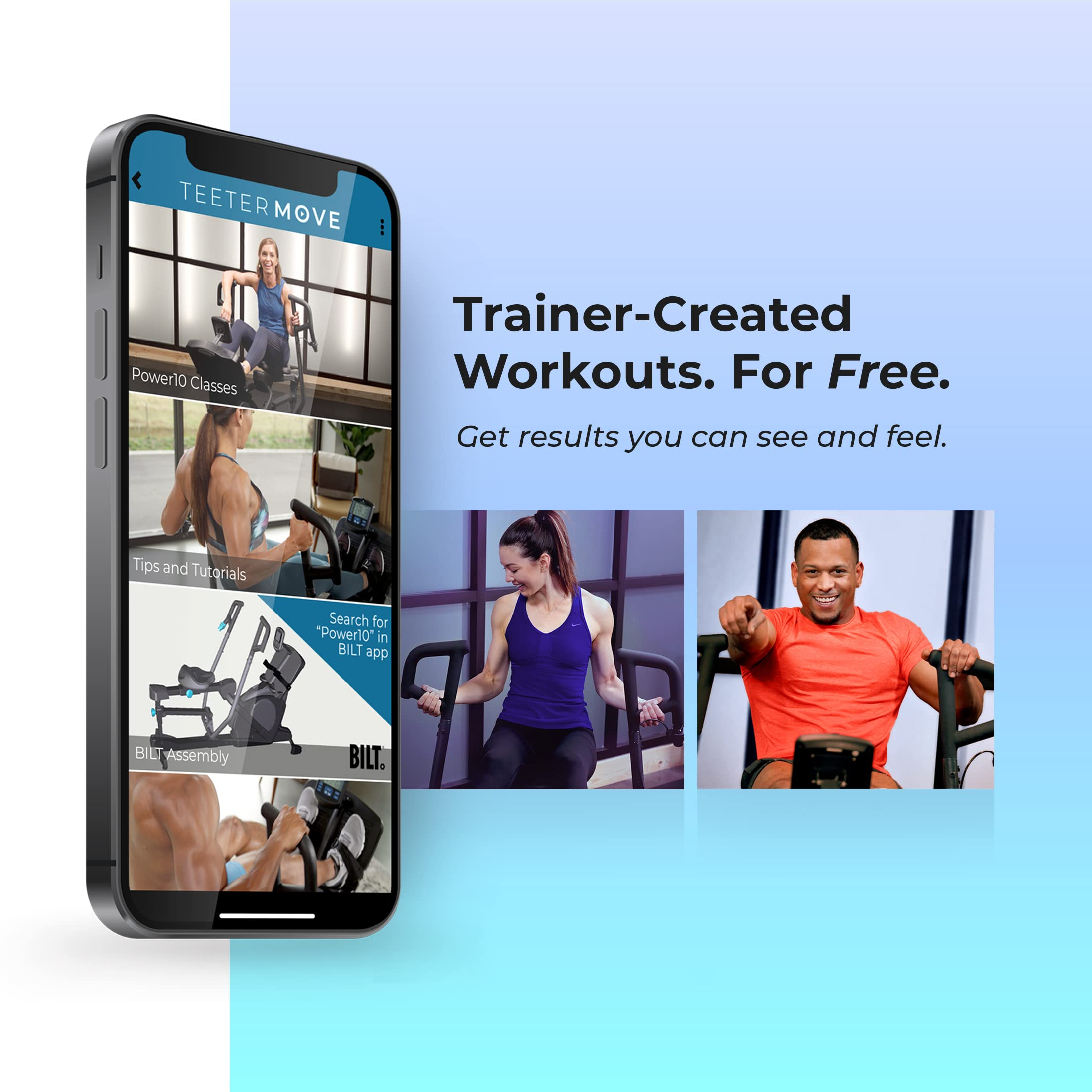 【Sports&Outdoors】Power10 Rower with 2-Way Magnetic Resistance Elliptical Motion – Indoor Rowing Machine w/Bluetooth HRM