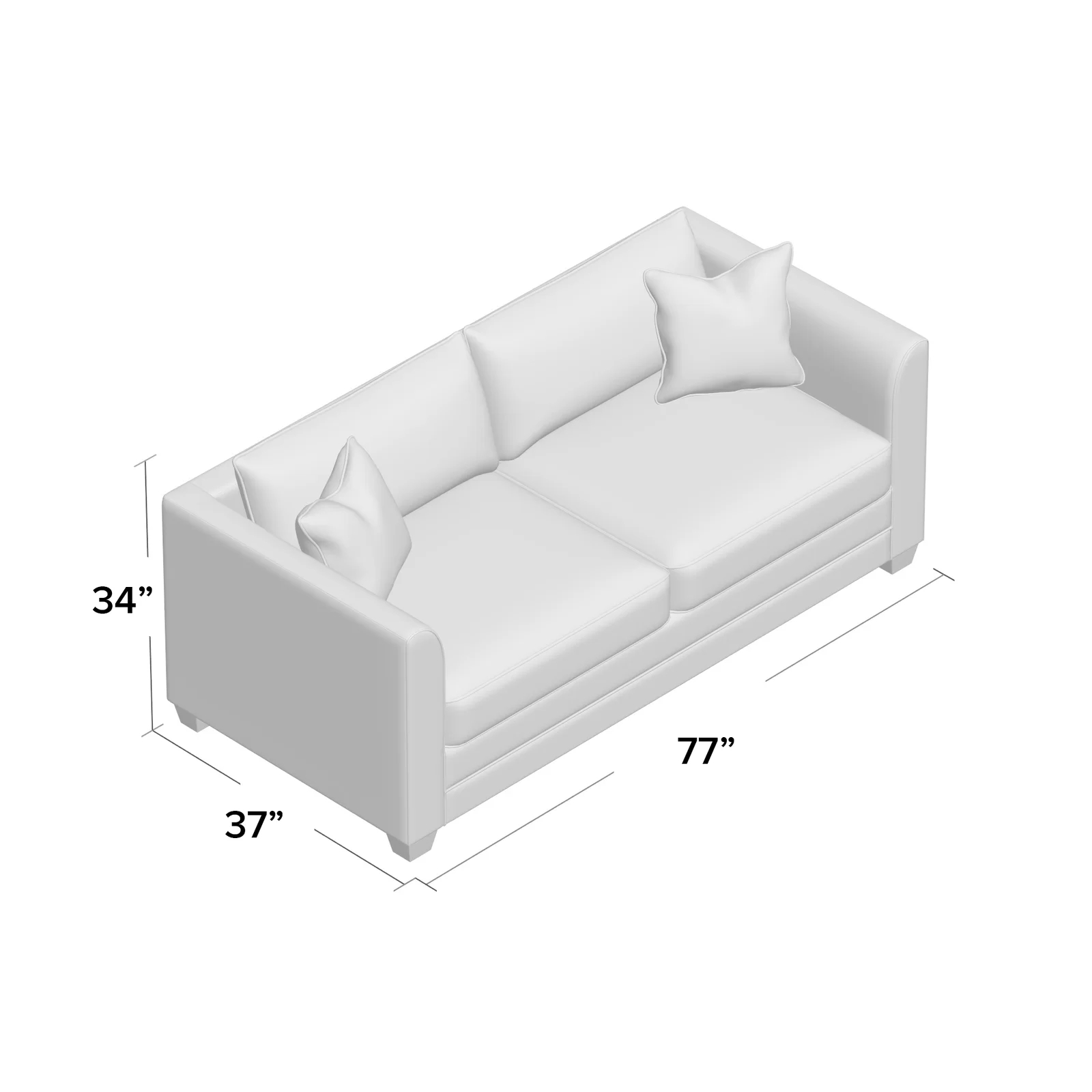 Lourenco 77'' Upholstered Sleeper Sofa