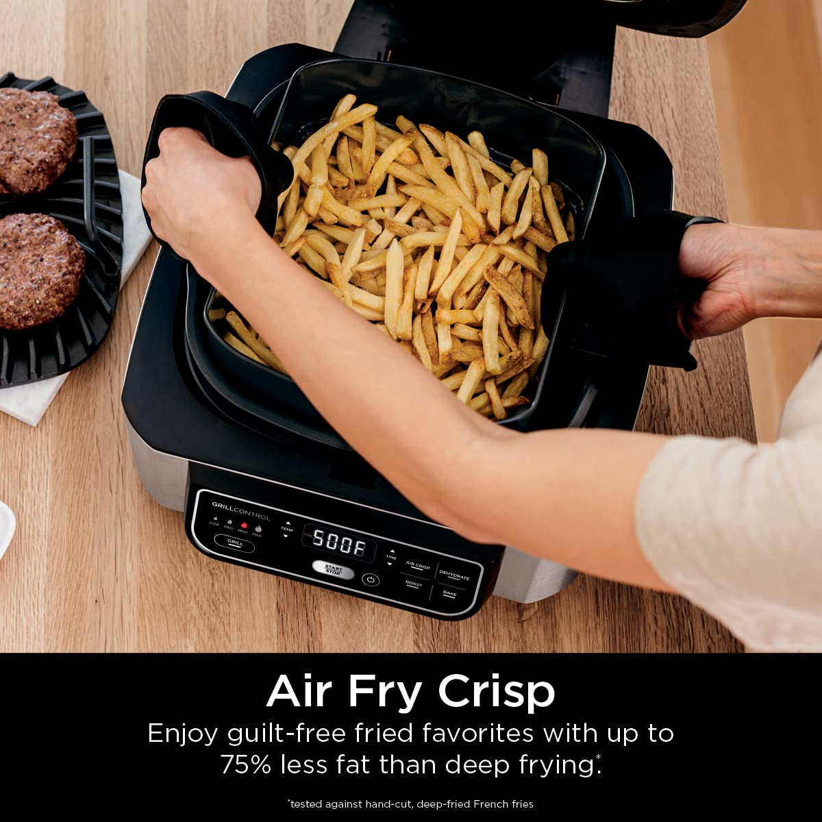 【Appliances】Ninja AG301 Foodi 5-in-1 Indoor Grill with Air Fry, Roast, Bake & Dehydrate