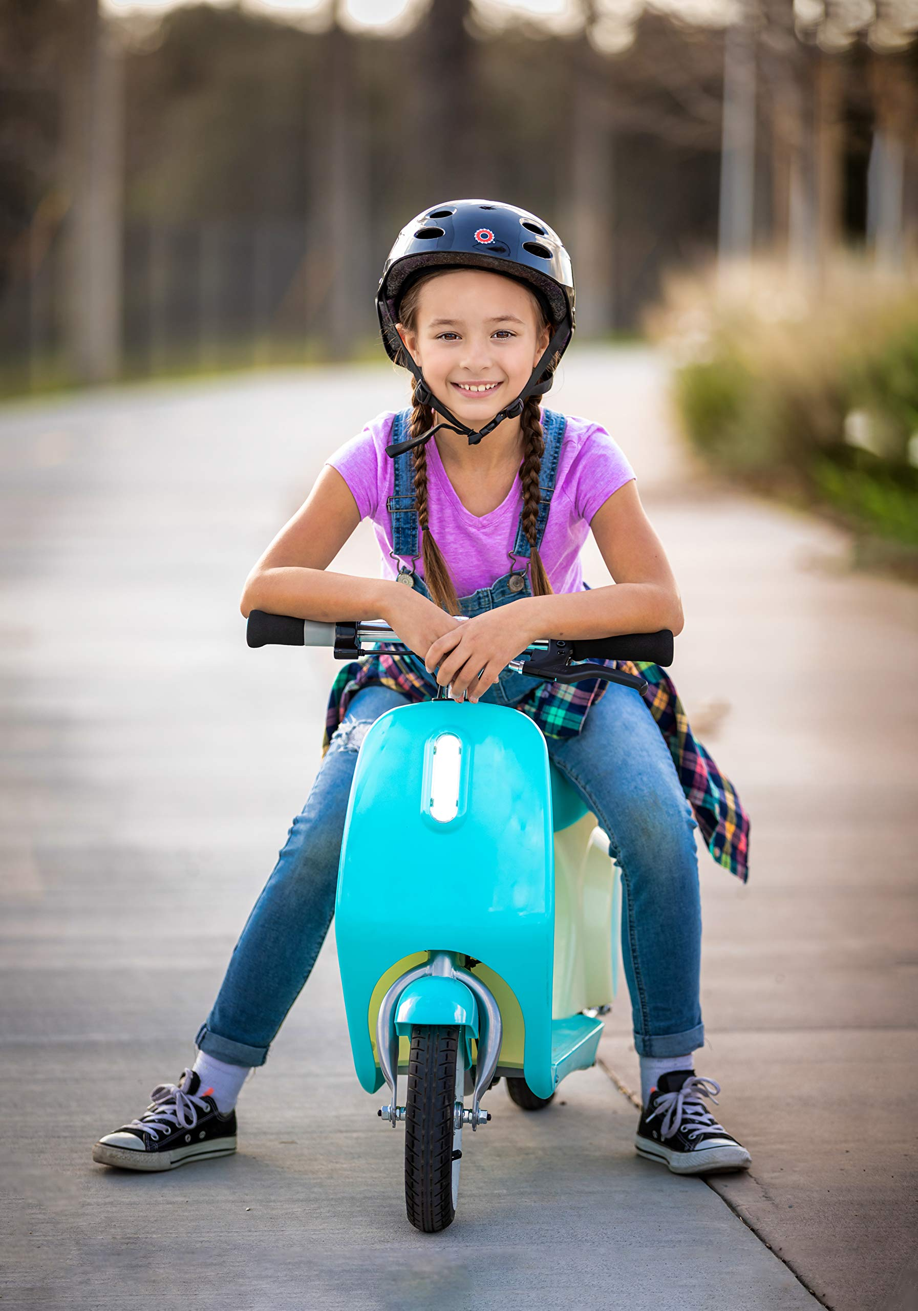 【Sports&Outdoors】Pocket Mod Petite - 12V Miniature Euro-Style Electric Scooter for Ages 7+