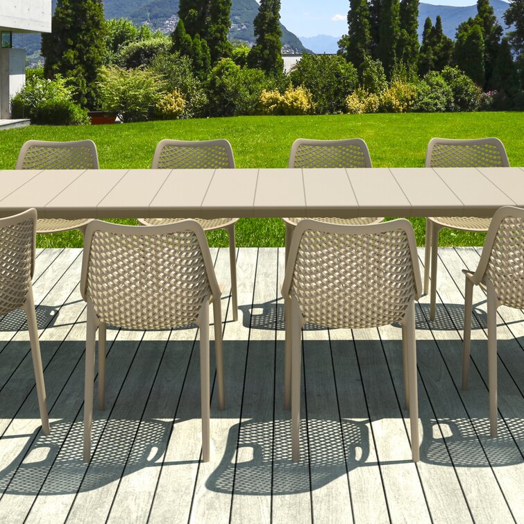 【Furniture】Asuna Rectangular 10 - Person Outdoor Dining Set