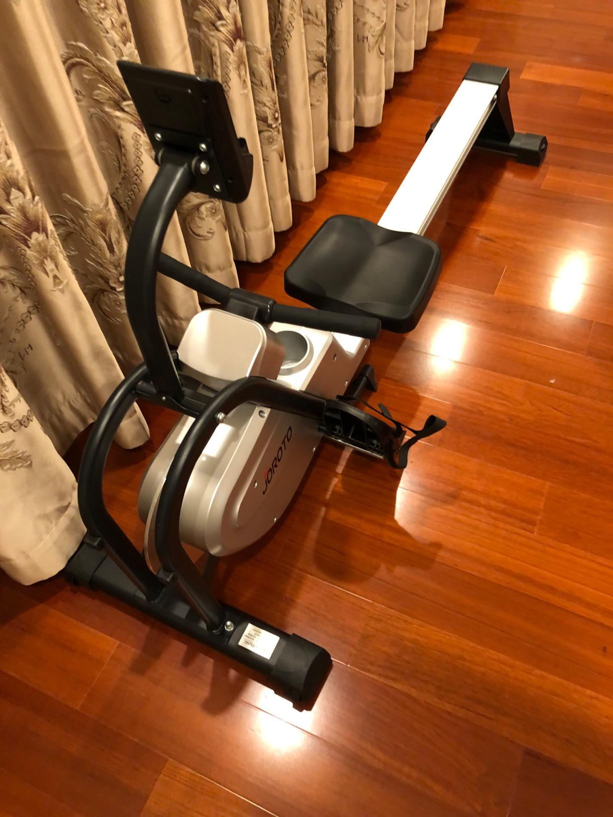 【Sports&Outdoors】Magnetic Rower Rowing Machine with LCD Display 300LB Weight Capacity Row Machine Exercise Rower