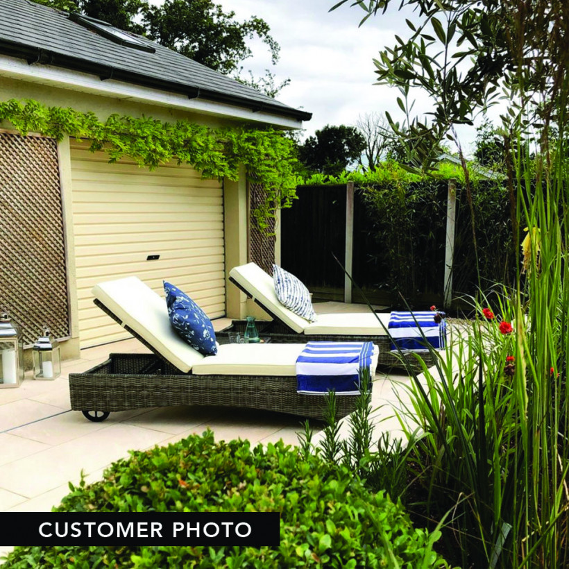 【Gazebo】Sun lounger (Grey)