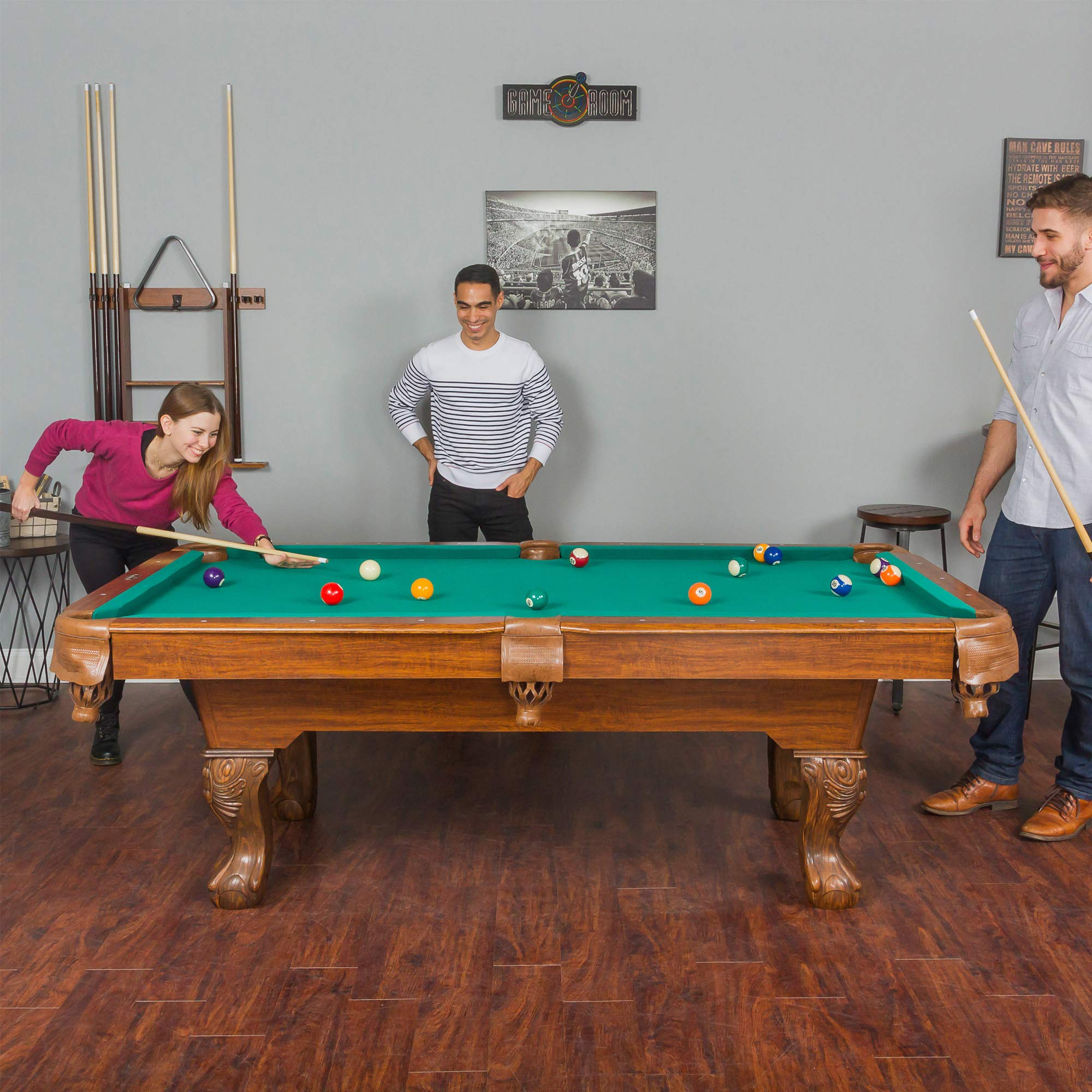 【Sports&Outdoors】Billiard Pool Table 87