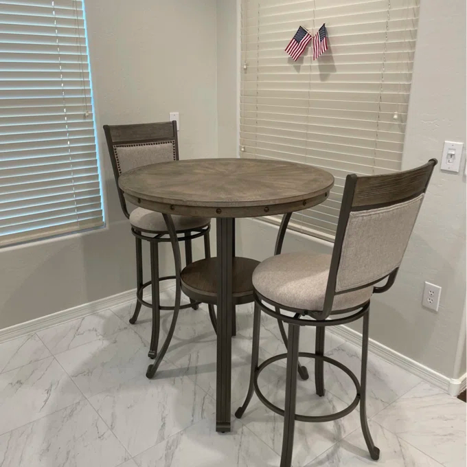 【Furniture】Luker 2 - Person Counter Height Dining Set