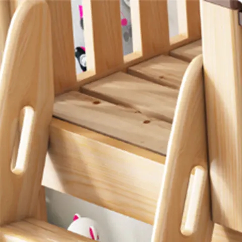 【Furniture】Solid wood children bunk bed