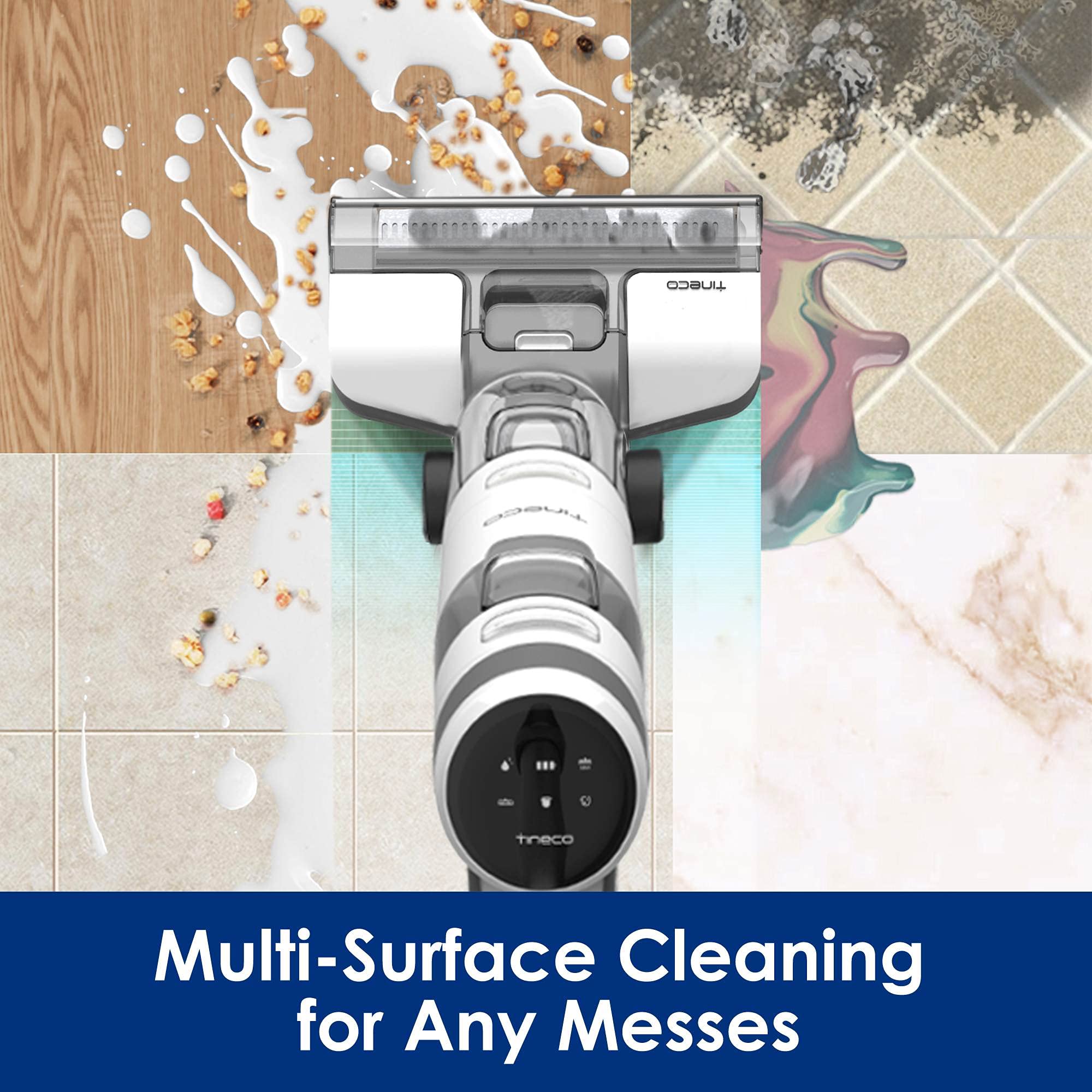 【Appliances】Cordless Hardwood Floors Cleaner, Lightweight Wet Dry Vacuum Cleaners with Smart System