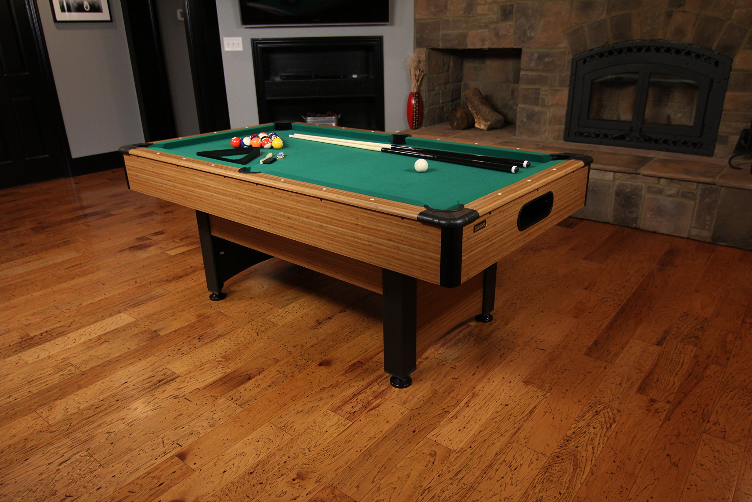 【Sports&Outdoors】Dynasty Space Saver 6.5' Billiard Table with Leg Levelers, Automatic Ball Return