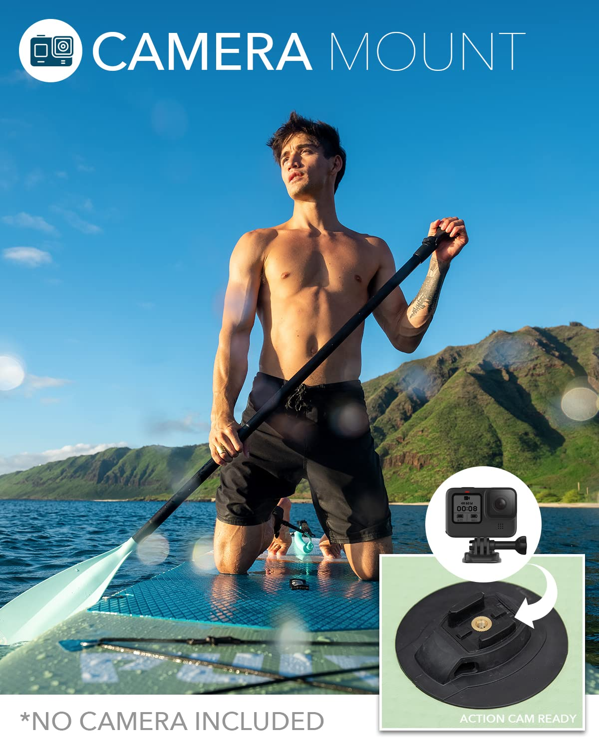 【Sports&Outdoors】Inflatable Stand Up Paddle Board 11'x33''x6'', Yoga Paddleboard, Fishing Paddle Boards