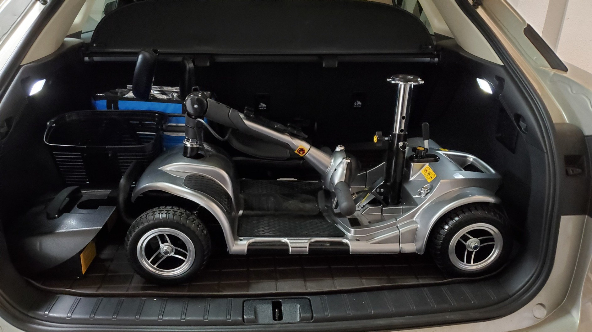 【Sports&Outdoors】Vive 4 Wheel Mobility Scooter - Electric Powered Wheelchair Device