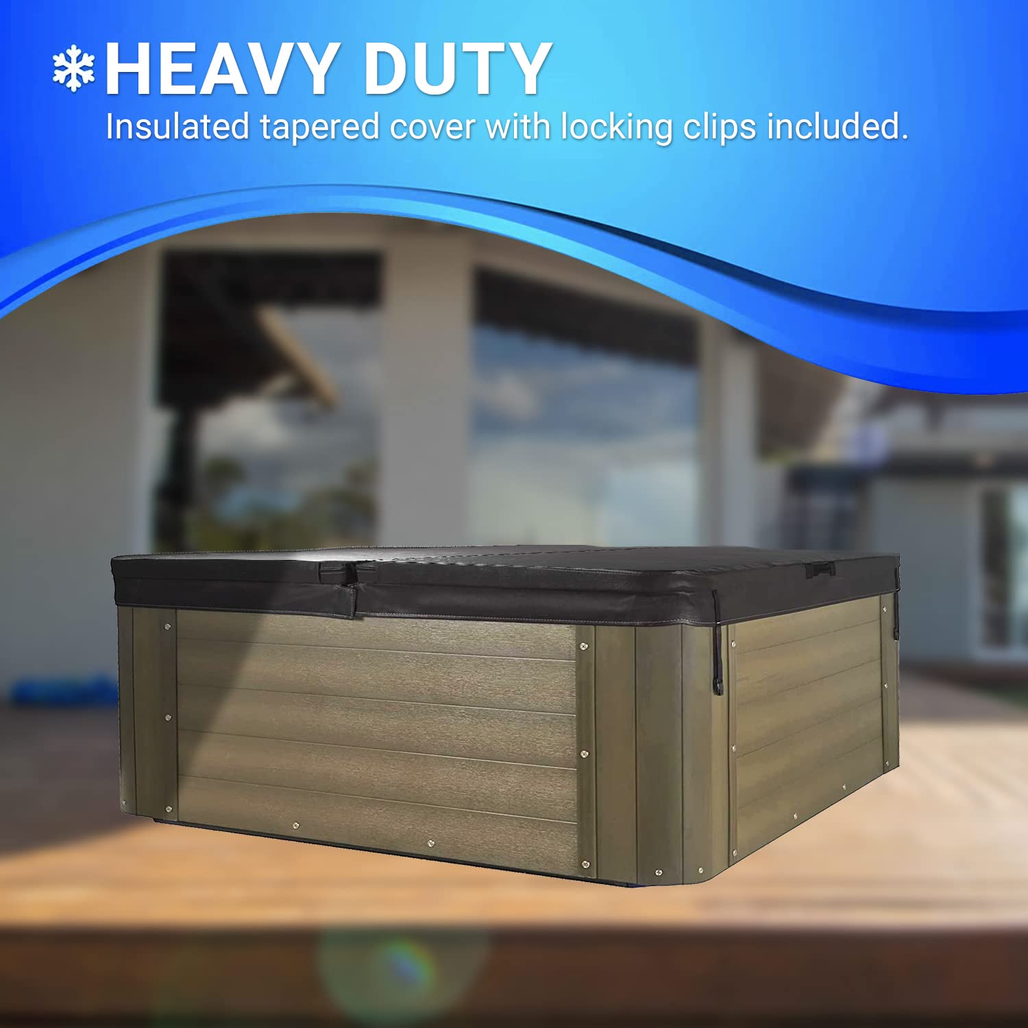 【Sports&Outdoors】40-Jet Edgewater EX Hot Tubs, Seats 5-6, with Lounger, Driftwood