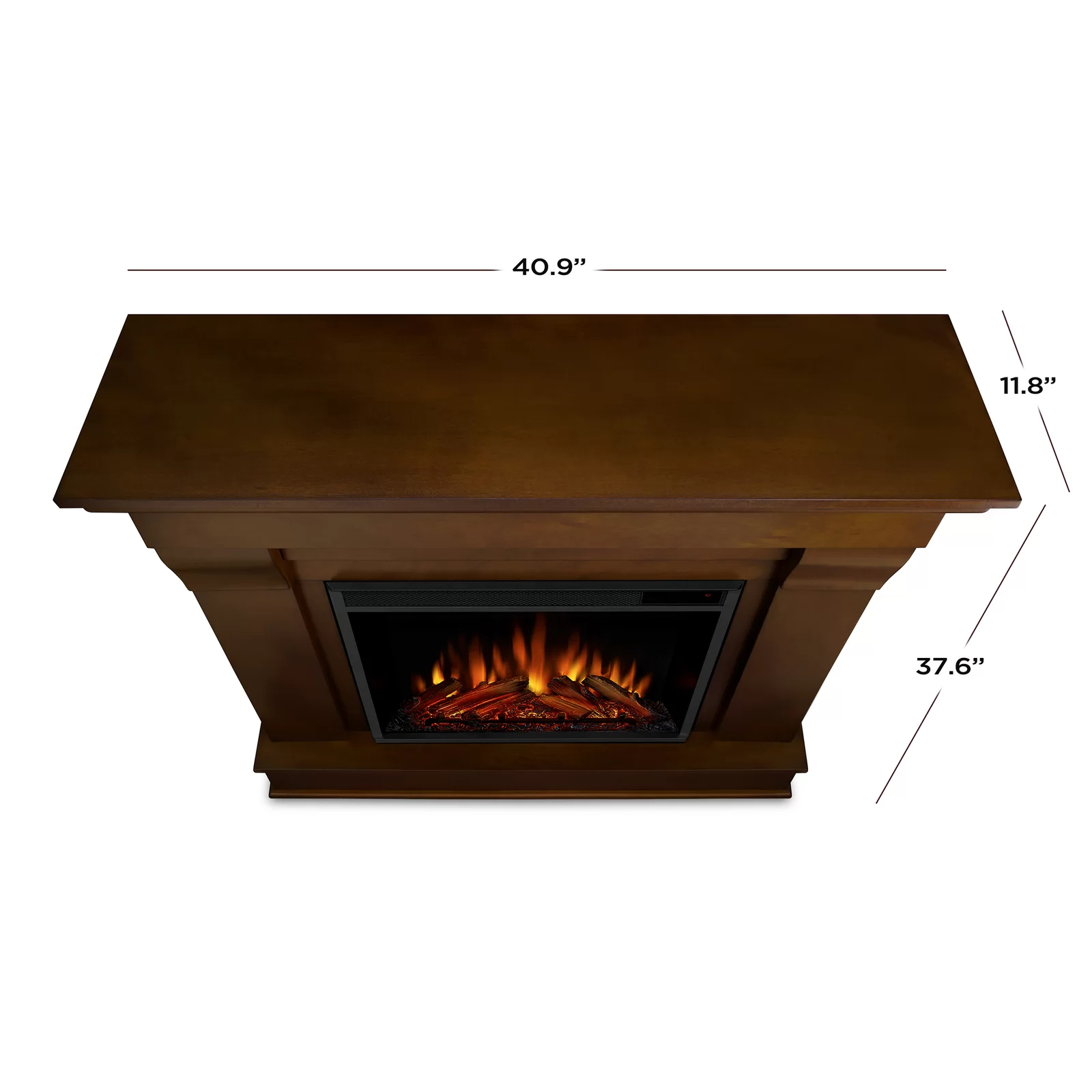 【Home Improvement】Chateau 40.94'' W Electric Fireplace