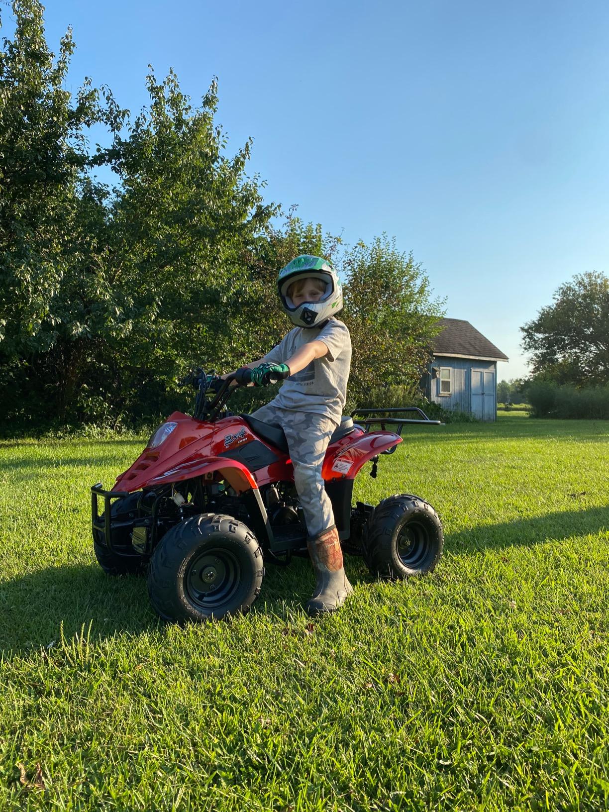 【Sports&Outdoors】X-PRO 110cc ATV Quads ATV Quad ATVs 4 Wheeler