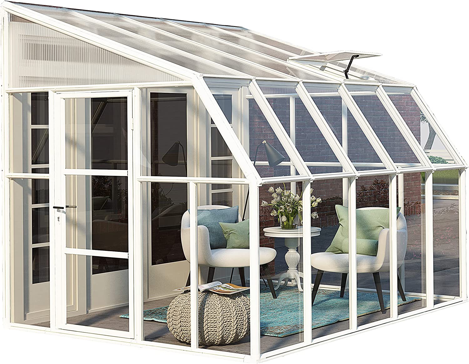 【Home&Garden】Canopia Sun Room, 6' x 12', White