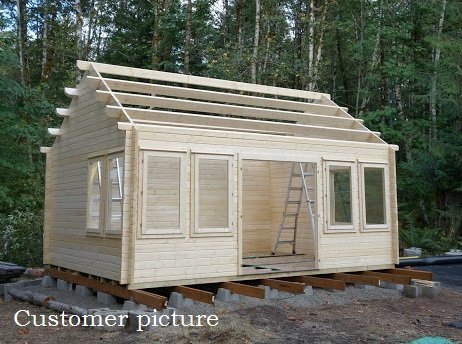 【Home&Garden】Claudia | 209 SQF Cabin Kit, Garden House