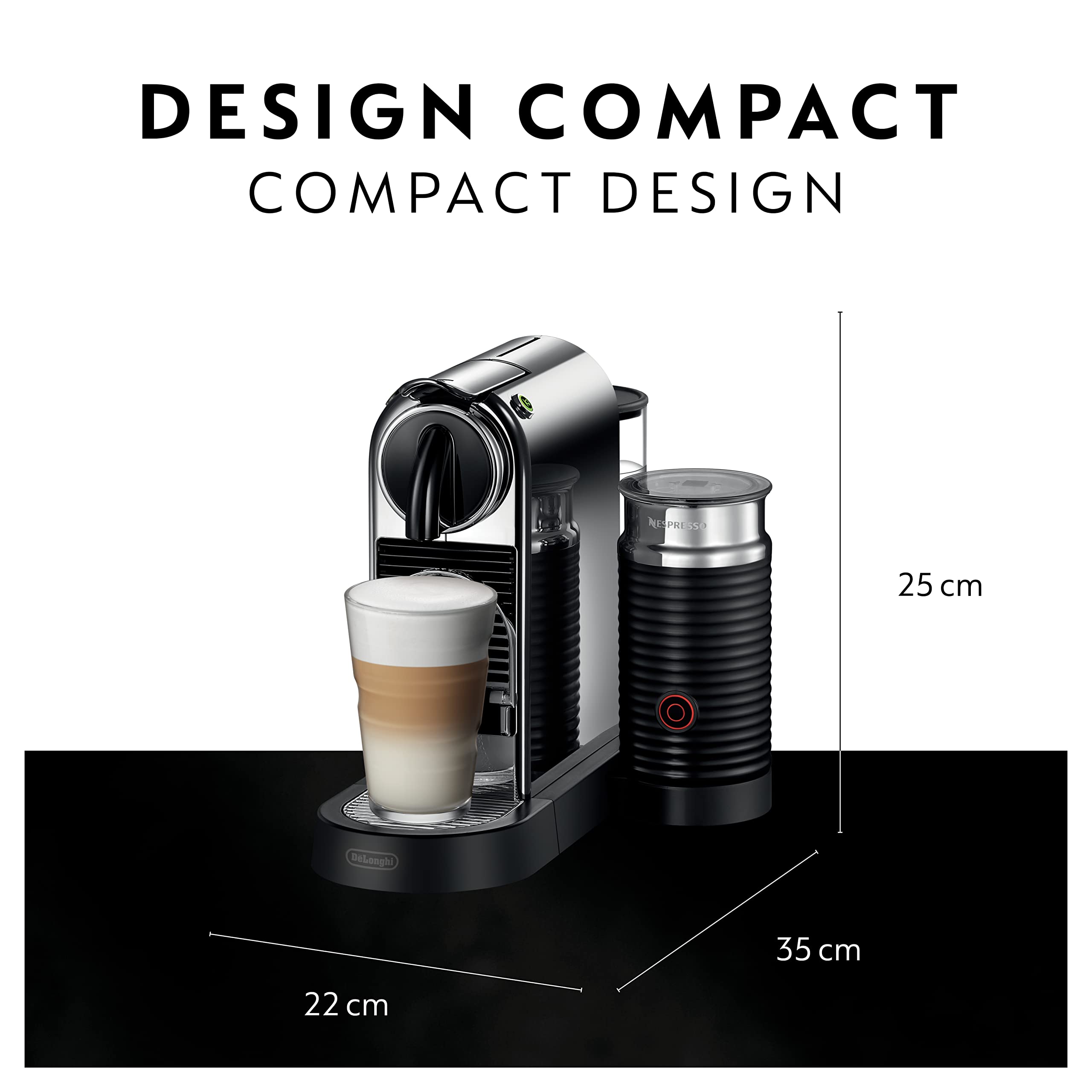 【Appliances】CitiZ and Milk Coffee Machine - Chrome