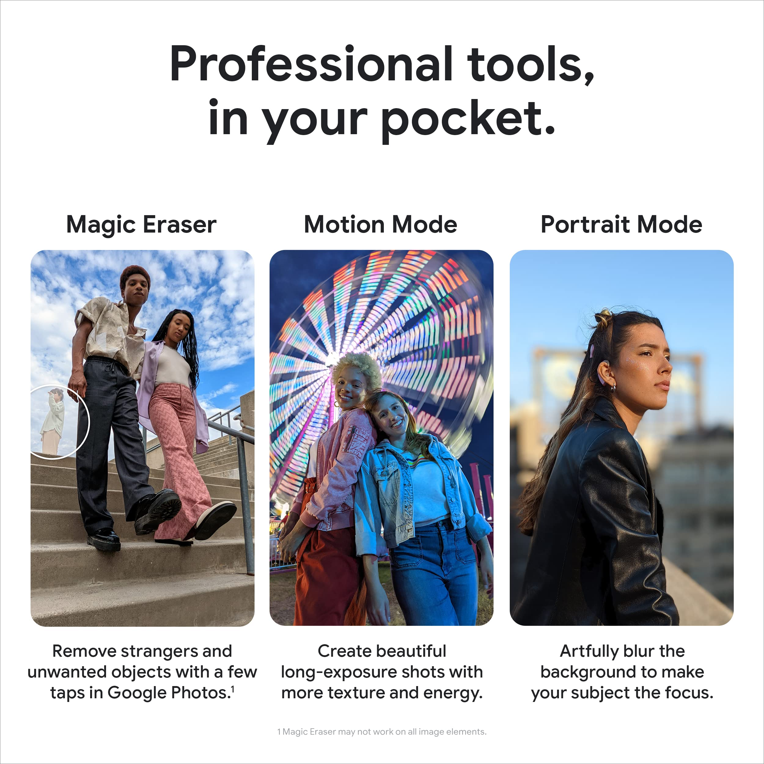 【Electronics】5G Android Phone - Unlocked Smartphone with Wide & Ultrawide Lens - 128GB -Stormy Black