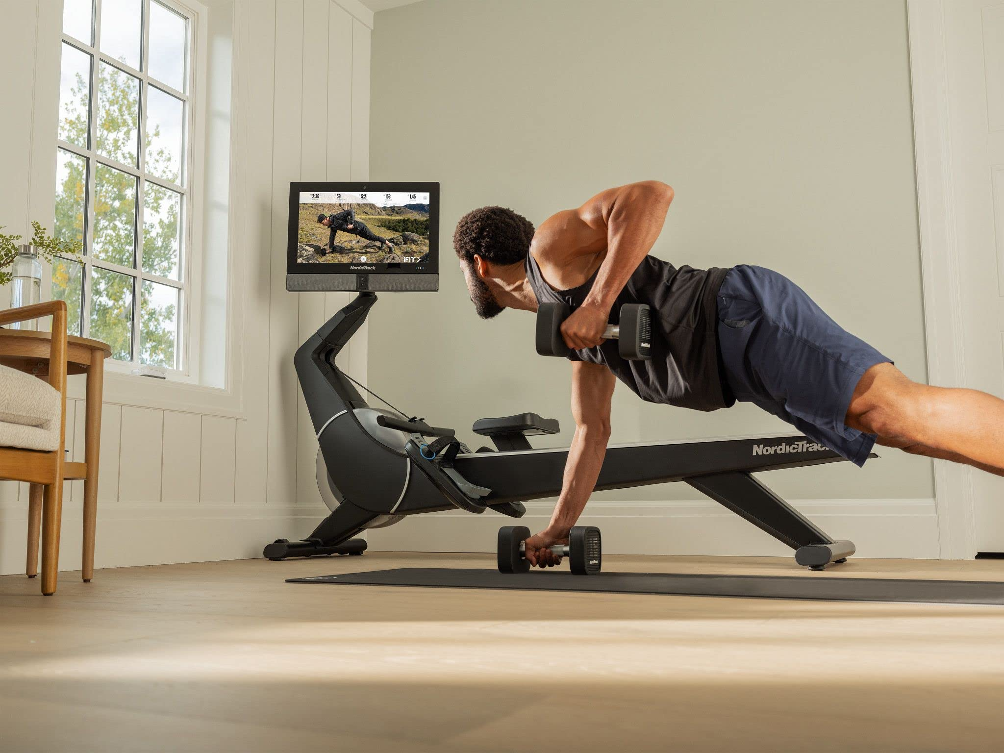 【Sports&Outdoors】NordicTrack Smart Rower with Touchscreen and 30-Day iFIT Family Membership