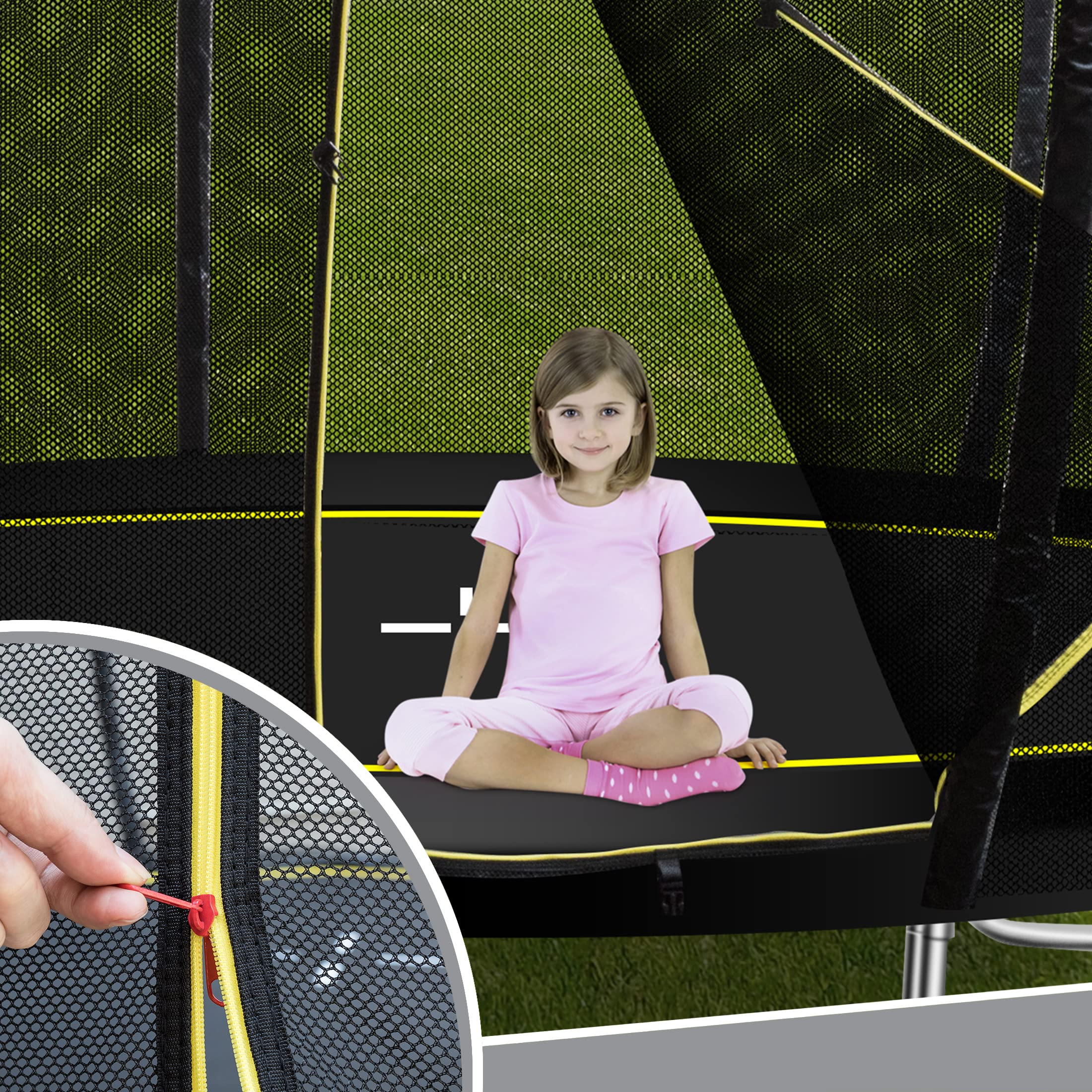 【Baby&Kids】Garden Trampoline, Outdoor Trampoline, Deluxe, Springless, Ø 244-430cm
