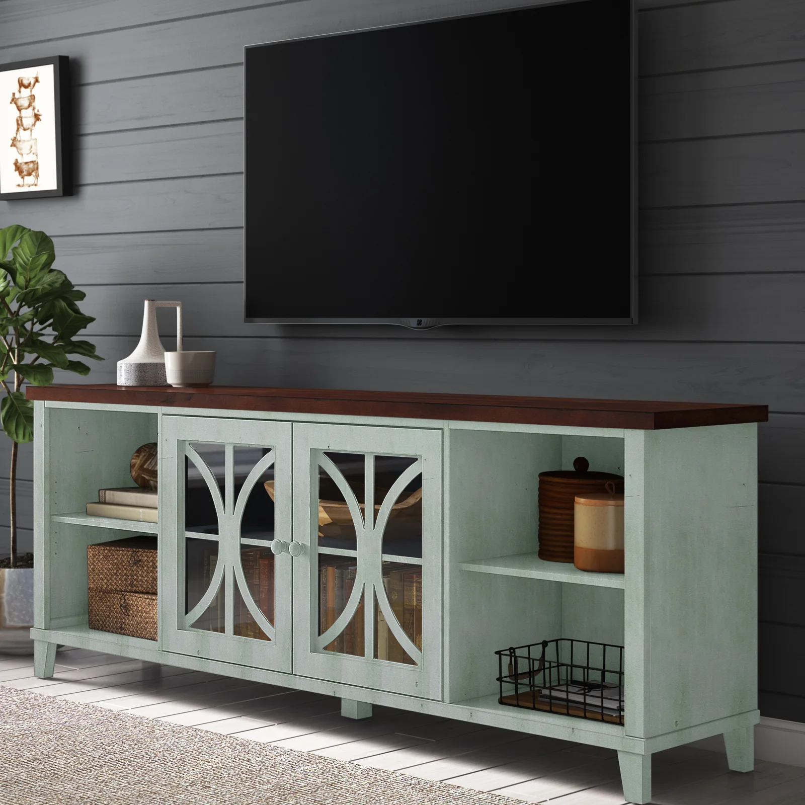 【Furniture】Rabinowitz TV Stand for TVs up to 88