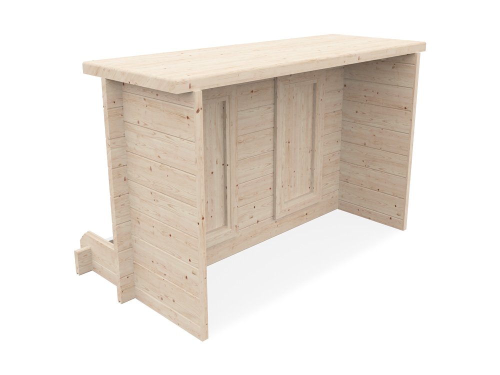 【Home&Garden】Bar Counter Man Cave Home Bar Party Lounge Wood Summer Garden Bar BBQ