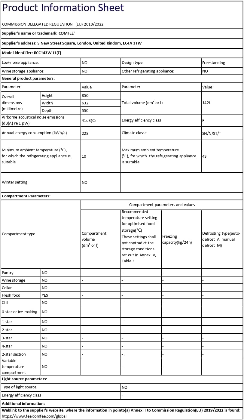 142L Freestanding White Chest Freezer with Adjustable Thermostats