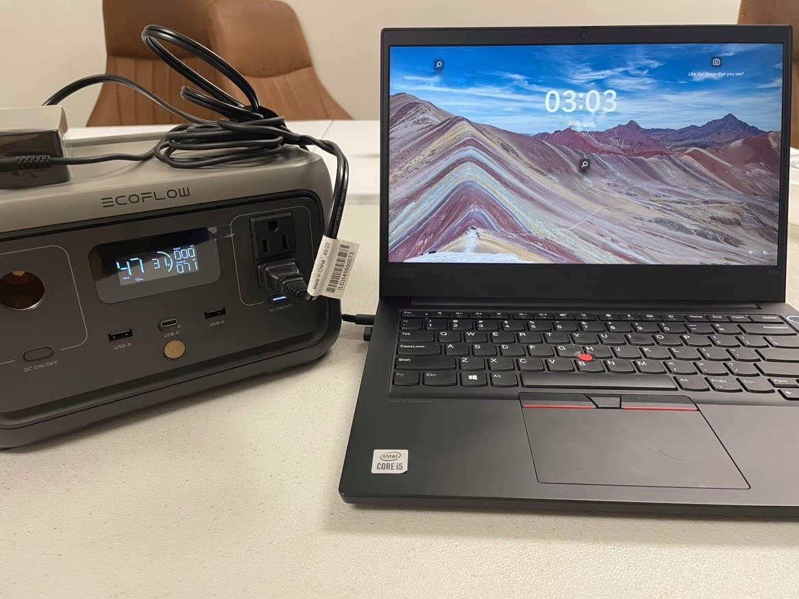 Portable outdoor power station with XT60i cable, solar generator with lithium iron phosphate, 3 x 800 W AC outlets, 70 hours fast charging, suitable for camping, emergencies, home backup power《NO8》