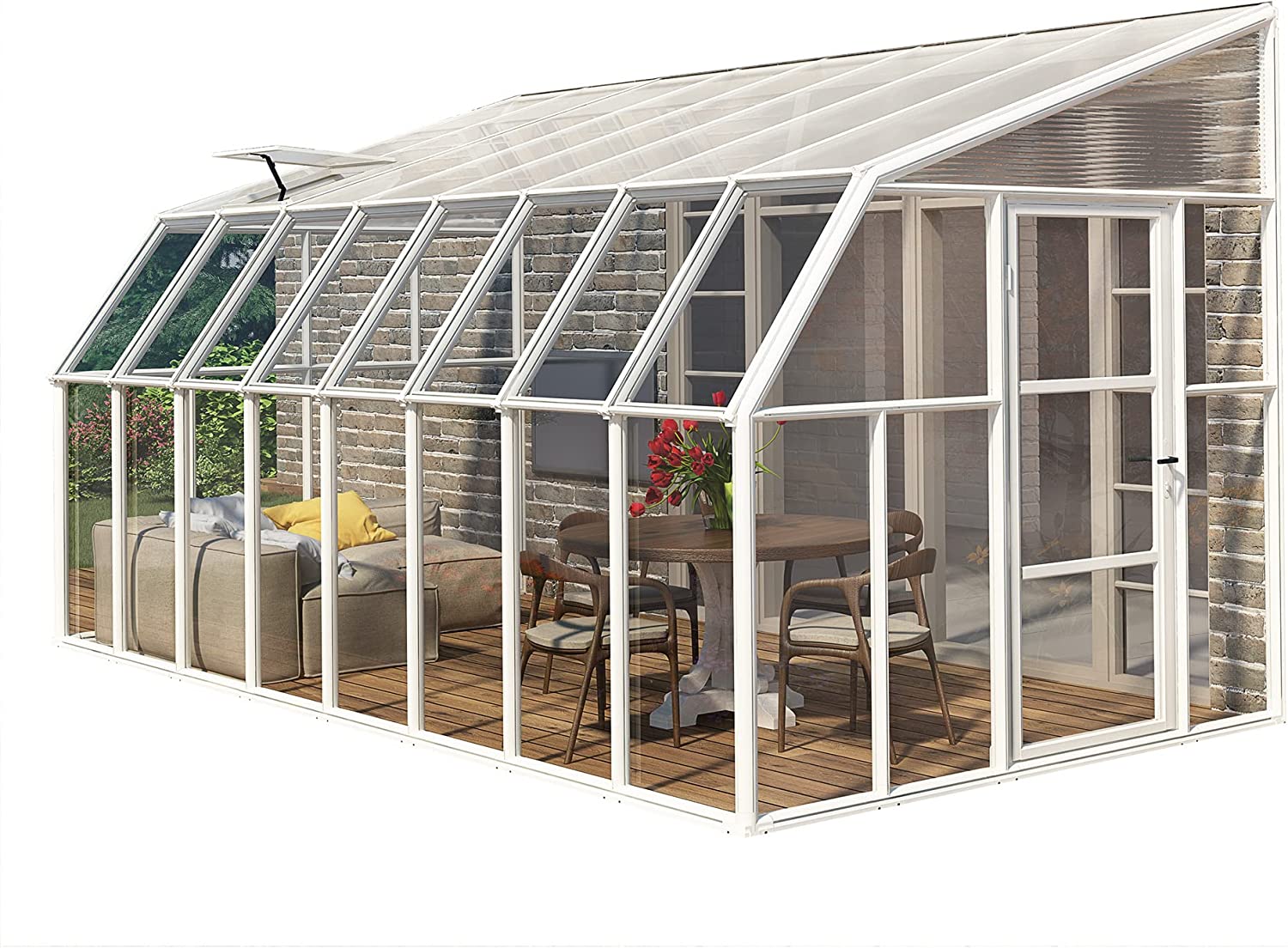 【Home&Garden】Canopia Sun Room, 6' x 12', White
