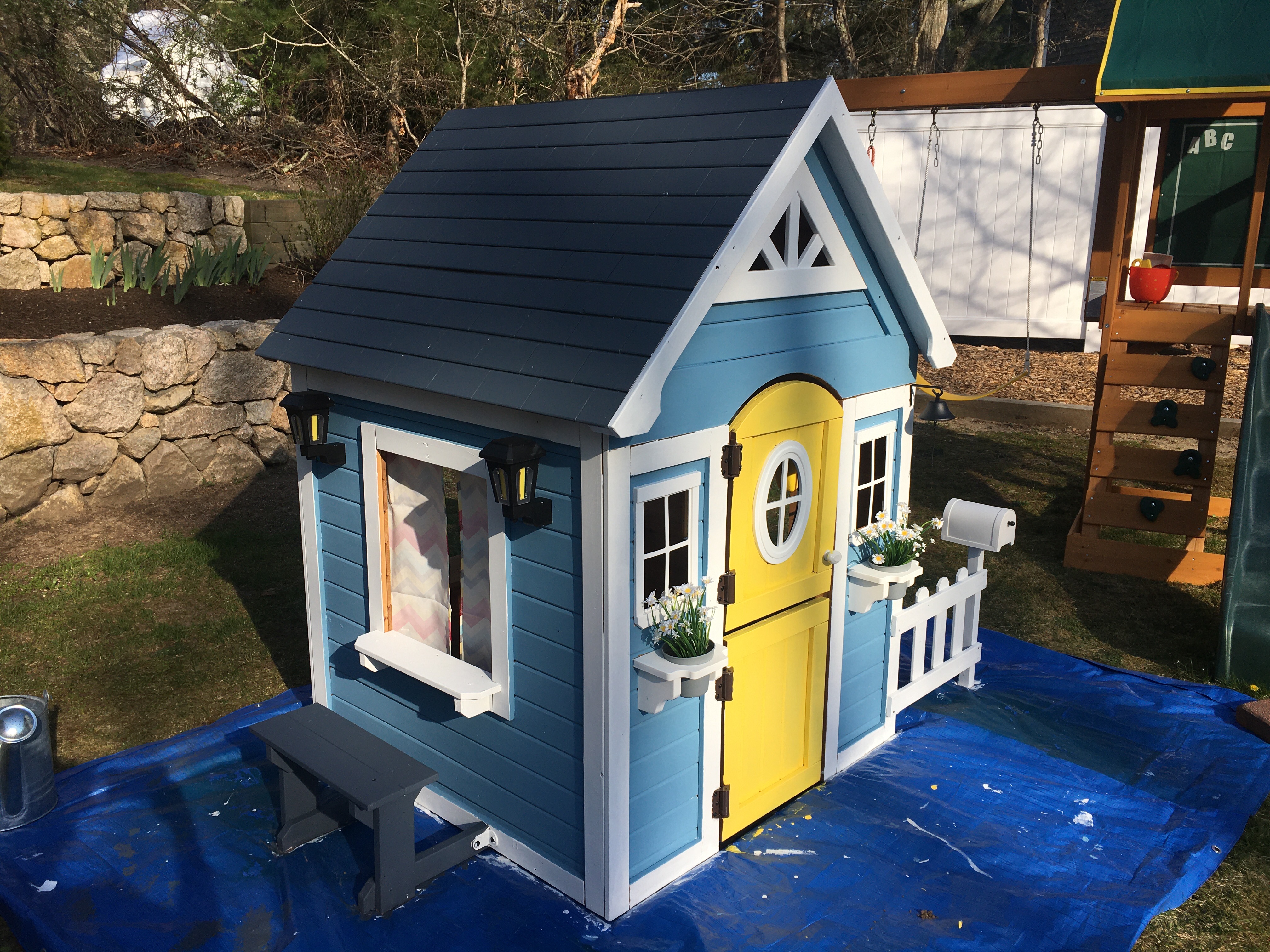 【Baby&Kids】Aspen All Cedar Outdoor Wooden Playhouse