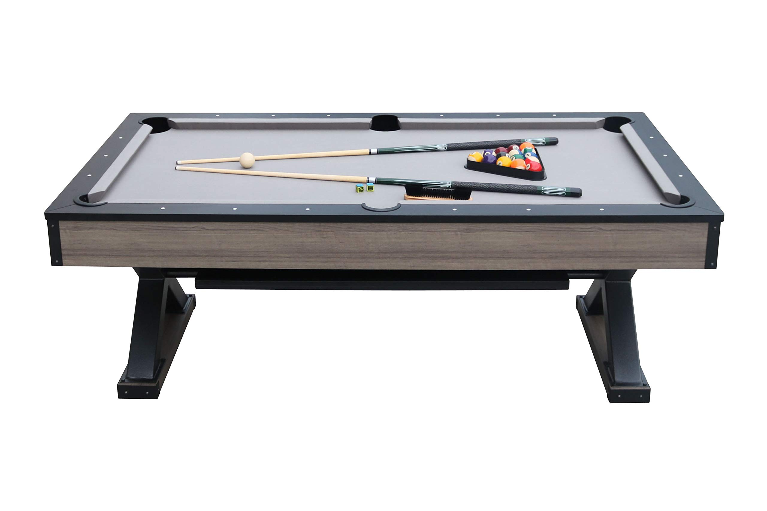 【Sports&Outdoors】Wolf Creek 7' Pool Table with Dining Top