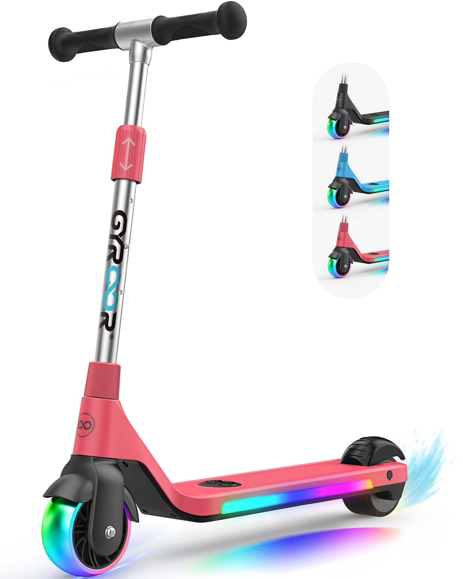 【Sports&Outdoors】Electric Scooter for Kids, Teens, Boys & Girls with Lightweight & Adjustable Handlebar