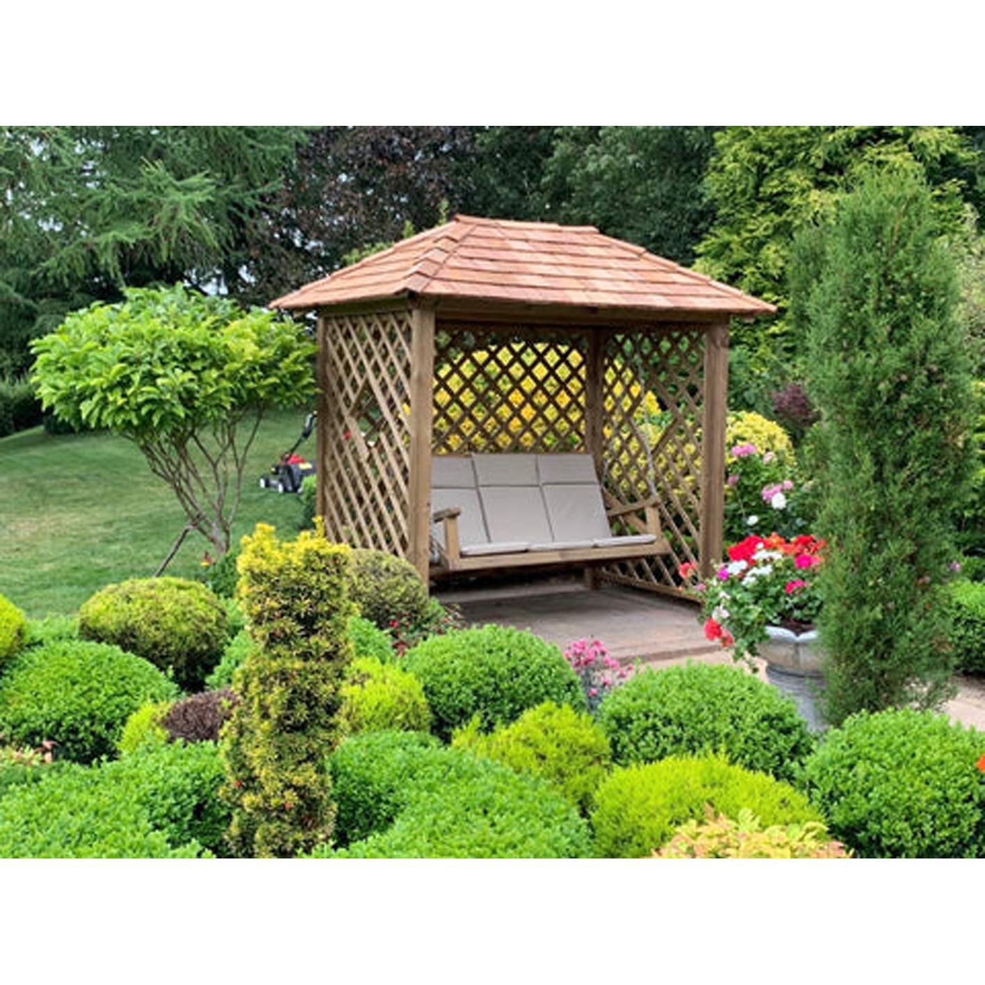 【Home&Garden】Heritage Garden Swing (Natural Finish)