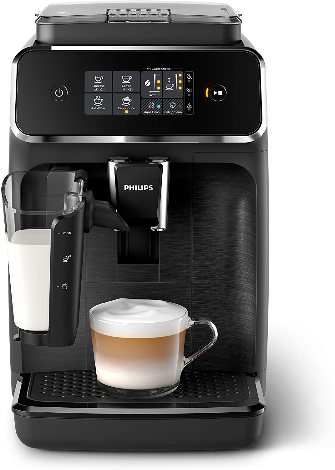 【Appliances】Fully automatic Espresso Machine with LatteGo, EP2230/14, Black