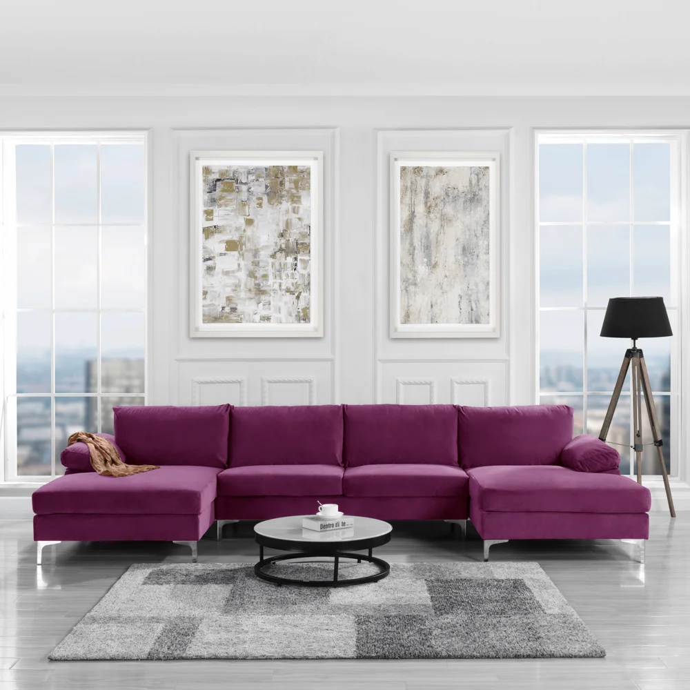 【Living Room Sofa】Makai Luxury Living Room Soft Sofa with 3 Sets of Cushions Discount Price《NO8》