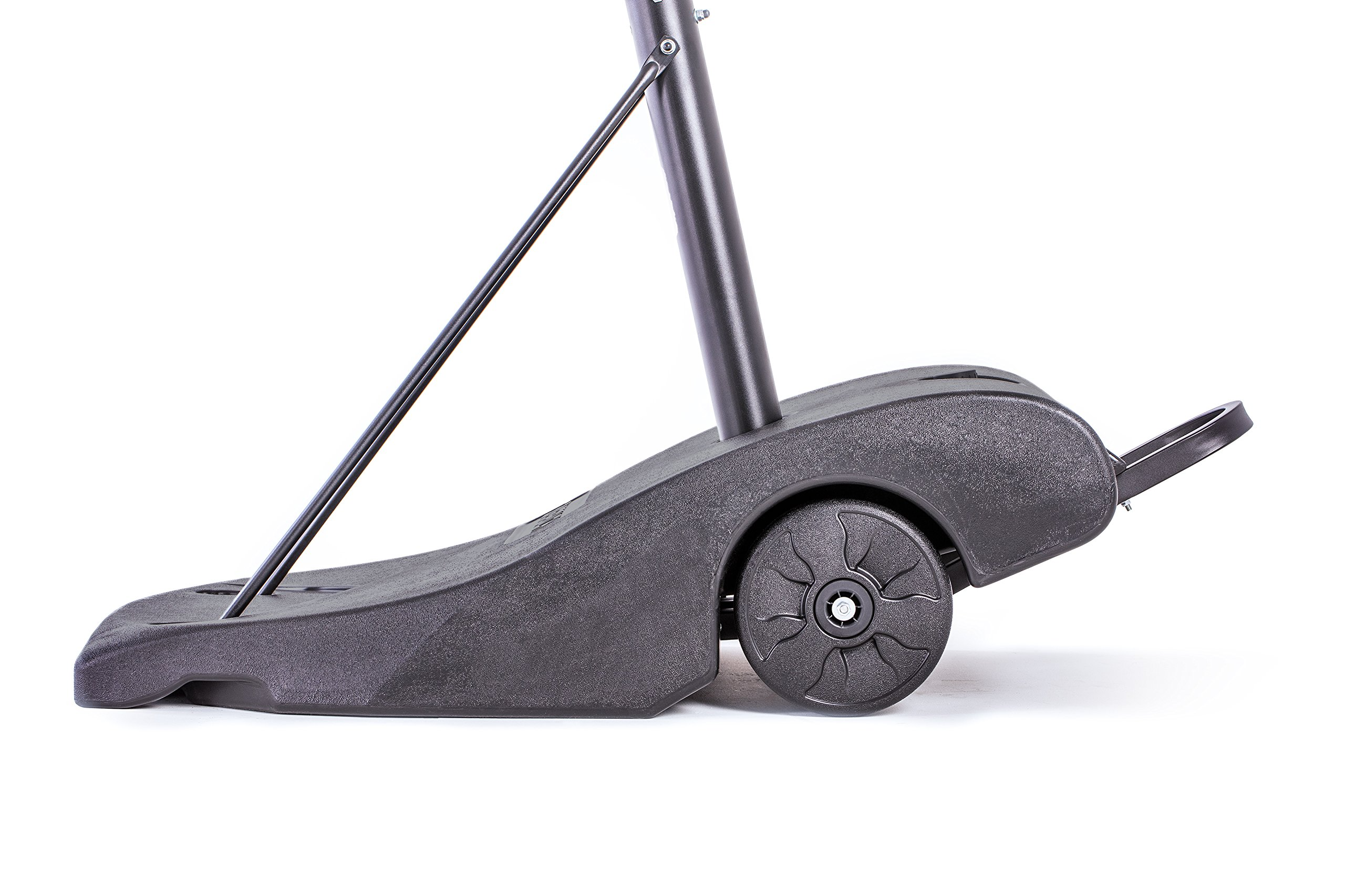 【Sports&Outdoors】Portable Height-Adjustable Basketball Hoop Assembles in 90 Minutes - Easy Lift & Roll Basketball Goal