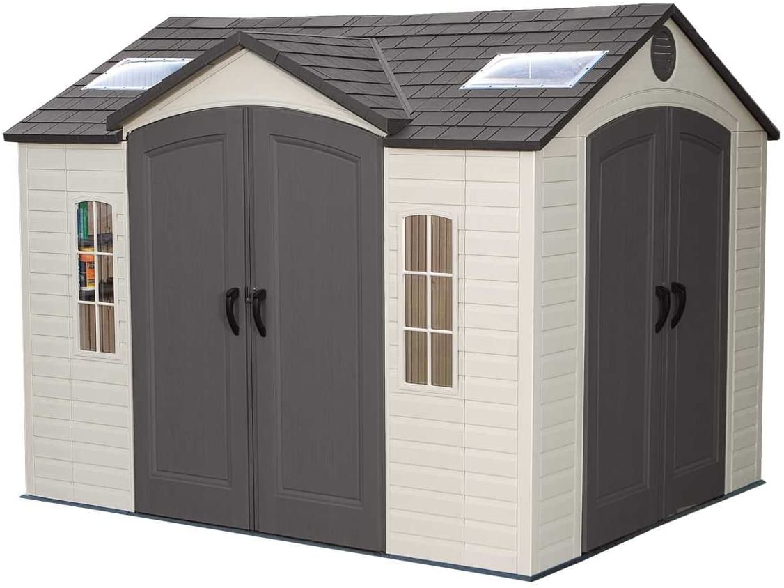 Keter Outdoor Storage Shed, 10 x 8 ft. with Base, Basic Shed