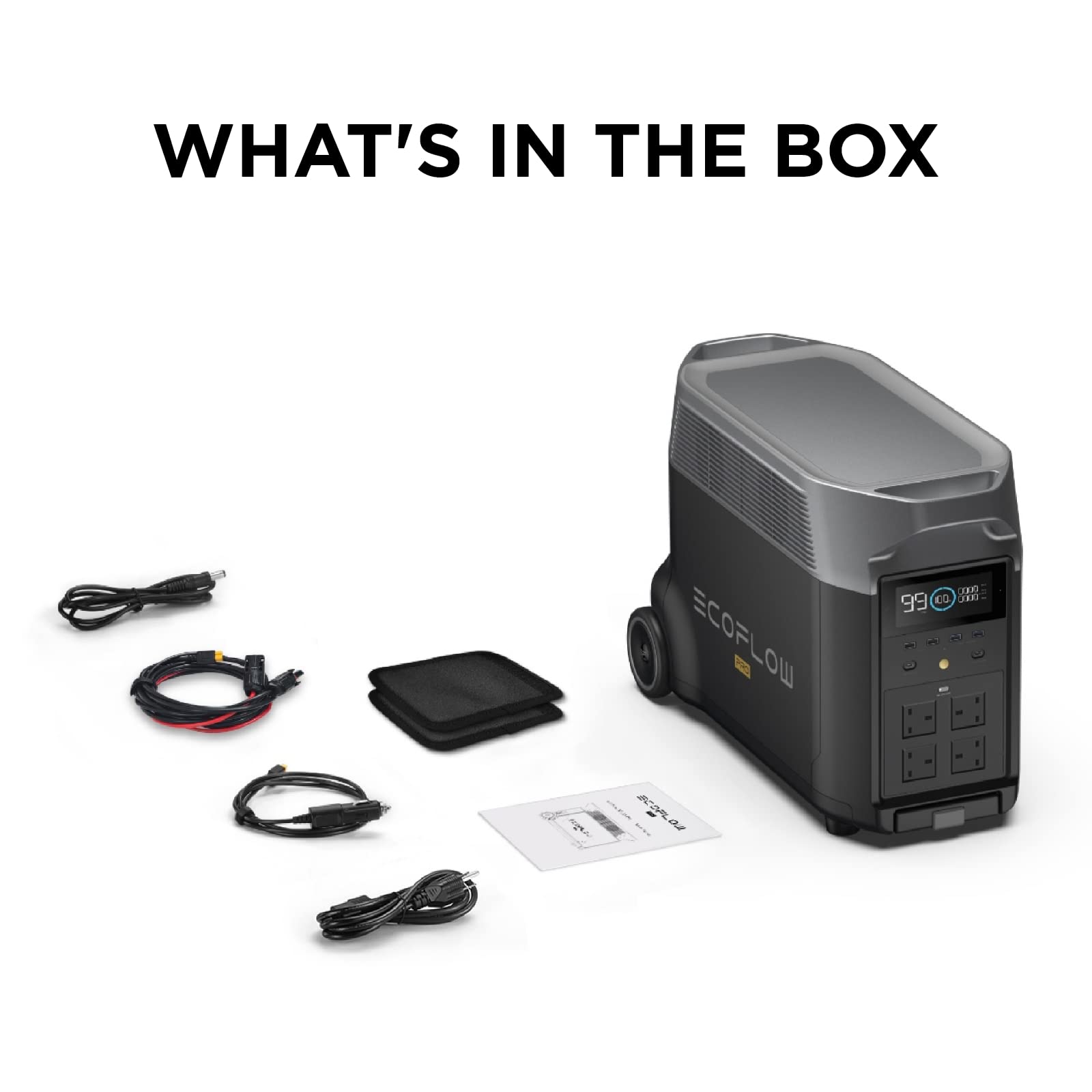 【Appliances】Pro Portable Home Battery, Expandable Portable Power Station, 3.6-25kWh, 3600W AC Output