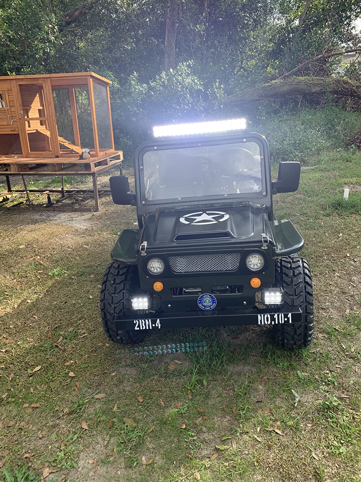 【Sports&Outdoors】X-PRO 125cc Go Kart with 3-Speed Semi-Automatic Transmission w/Reverse