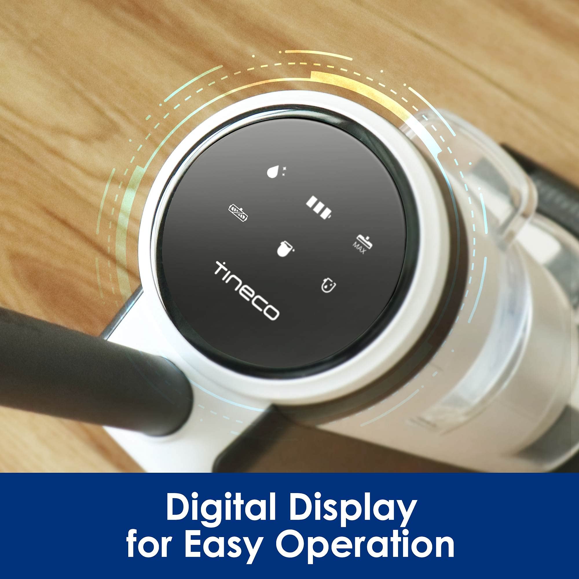 【Appliances】Cordless Hardwood Floors Cleaner, Lightweight Wet Dry Vacuum Cleaners with Smart System