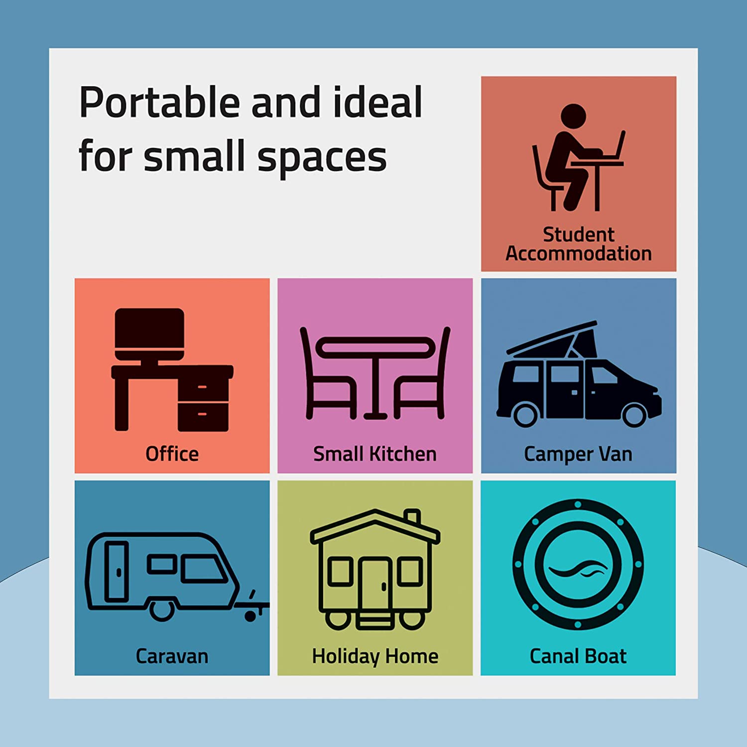 Cookology CMVD25WH Mini Vented Tumble Dryer 2.5kg