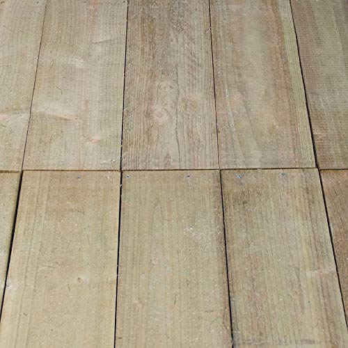 【Storage Shed】【BS】Mercia Wooden 8x6 ft Overlap Garden Shed