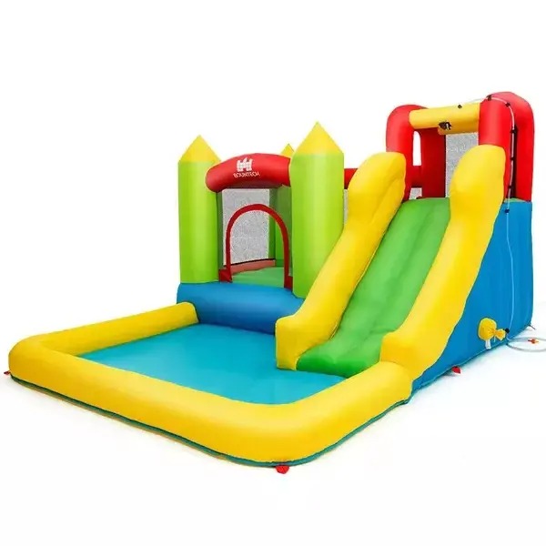 【Baby&Kids】9.2' x 11.5' bounce house with water slide (with pump)